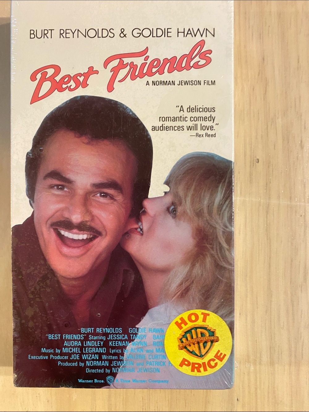 Sealed vintage Best Friends (VHS) - Burt Reynolds & Goldie Hawn - White Cover